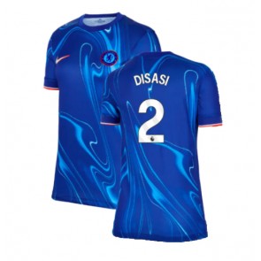 Chelsea Axel Disasi #2 Domaci Dres za Ženska 2024-25 Kratak Rukavima